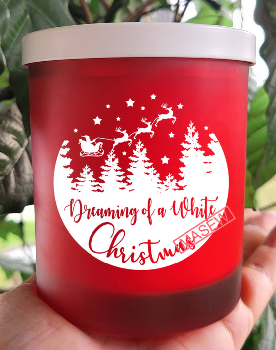 Christmas soy wax candle