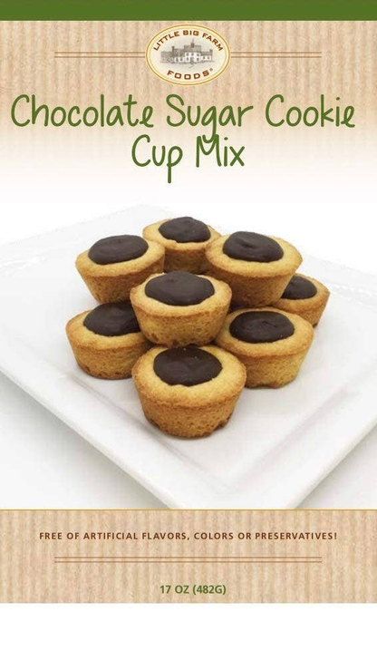 Chocolate Sugar Cookie Cups Mix