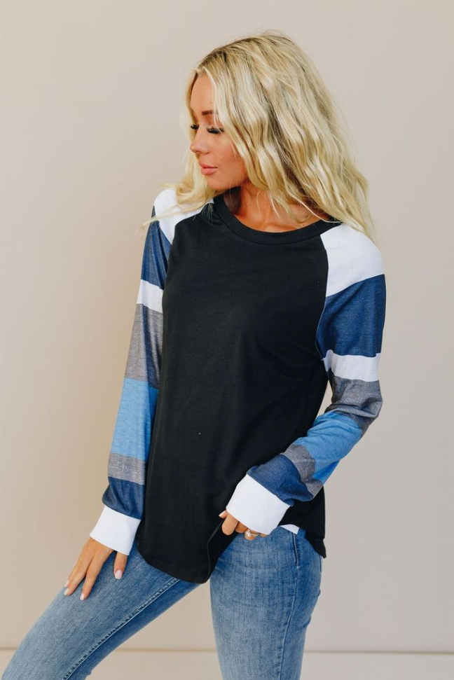 Stripe It Up Long Sleeve Tee