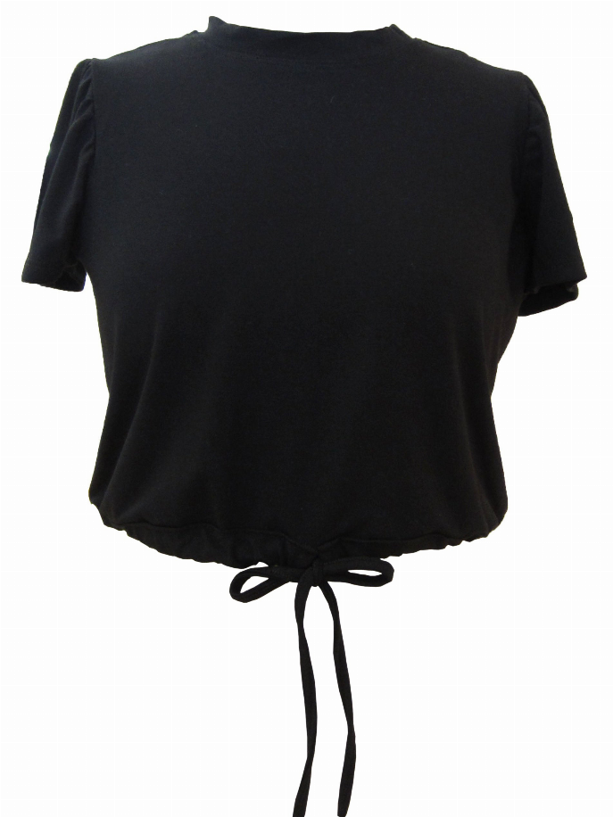 Basics Drawstring Waist Top