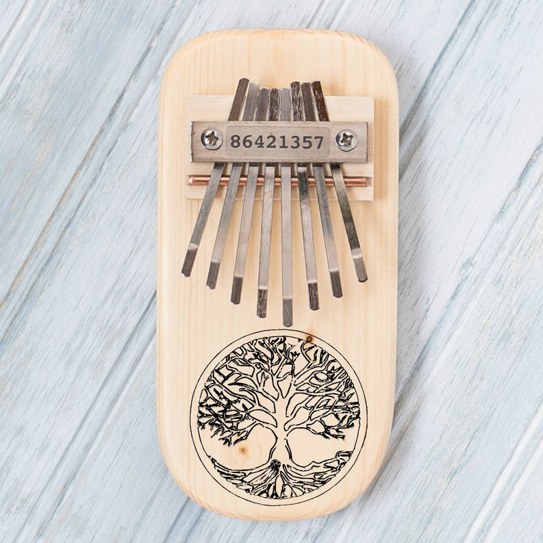 Tree of Life Engraved Thumb Piano