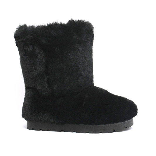 Yoki Womens HOLLAND Tall full fur snow Boot