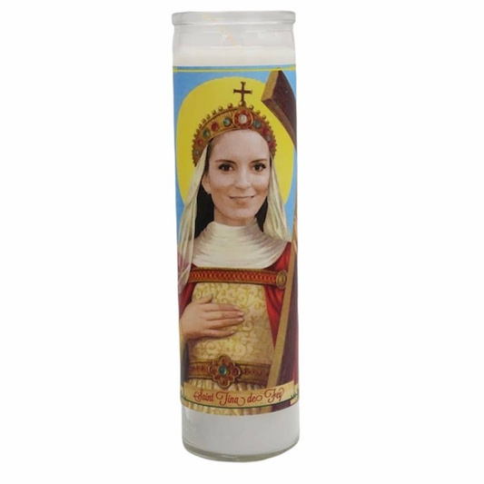 Tina Fey Devotional Prayer Saint Candle