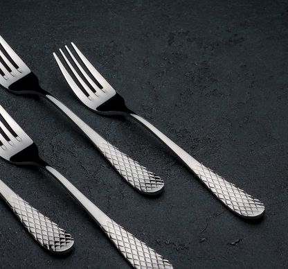 [ Set of 24 ] DINNER FORK 8" | 20 CM IN WHITE BOX