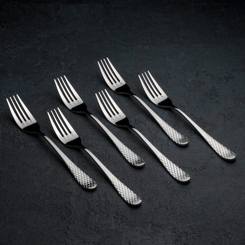 [ Set of 24 ] DINNER FORK 8" | 20 CM IN WHITE BOX