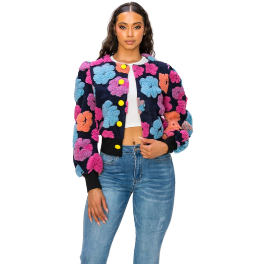 Three Dimensional Flower Jackets