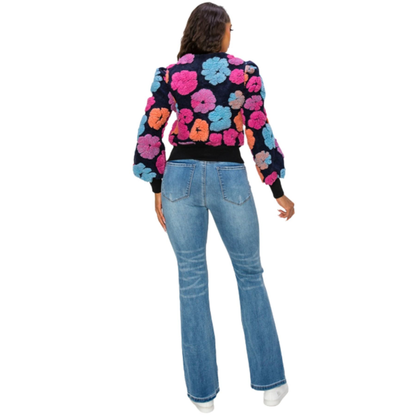 Three Dimensional Flower Jackets