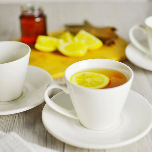 [ Set of 6 ] 6 FL OZ | 180 ML TEA CUP & SAUCER