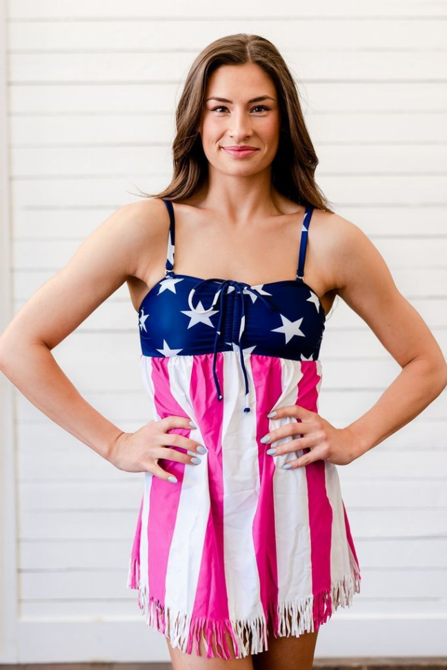 American Dream Flag Swimsuit