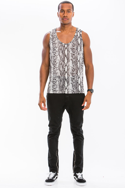 SNAKE PRINT TANK