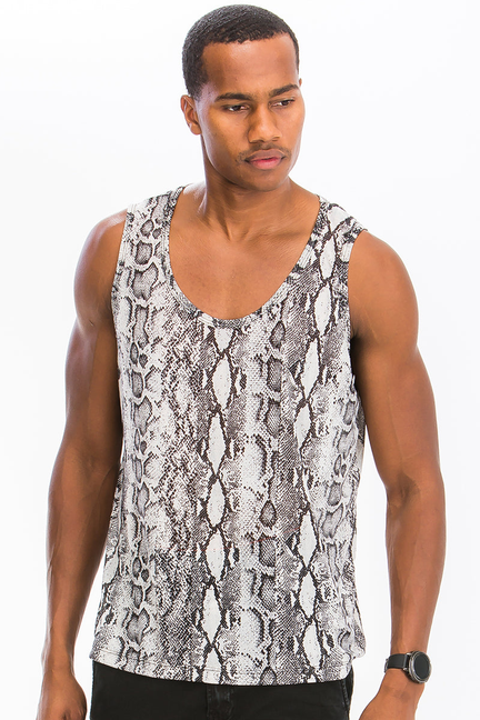 SNAKE PRINT TANK