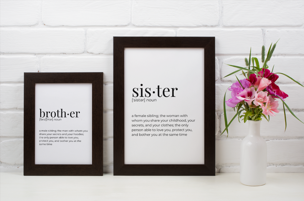 Brother - Greeting Card/Wall Art Print