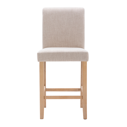 Bar Stools Soft Cushions with Solid Wood Legs