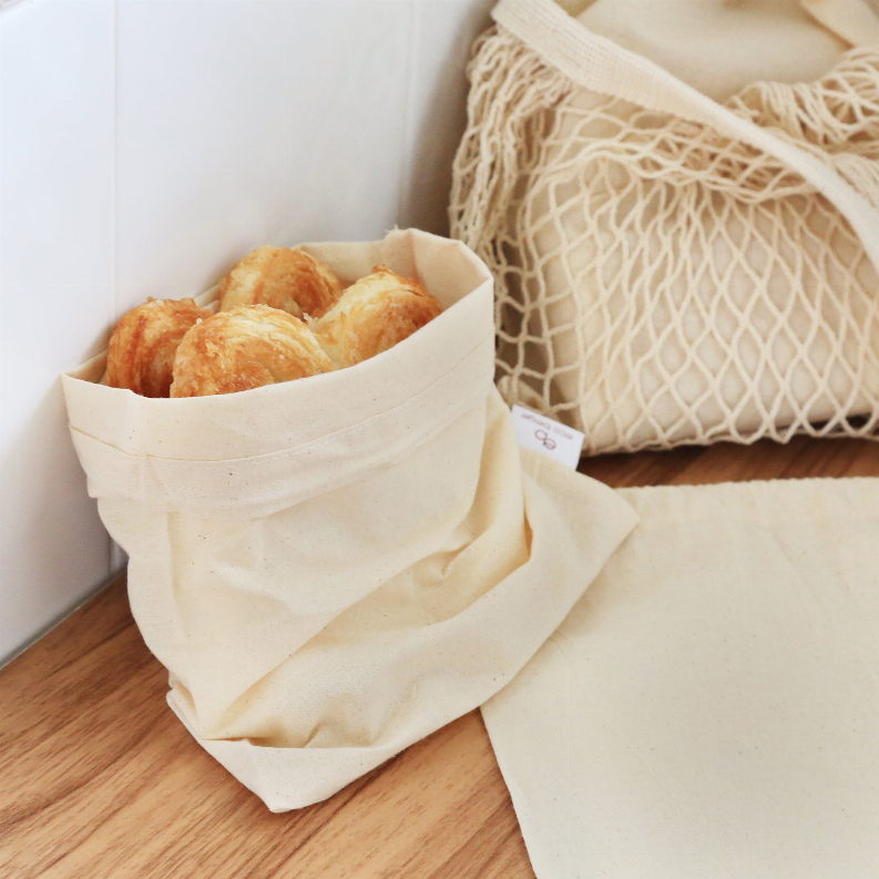 Cotton Bulk Food Bags (Set of 3)