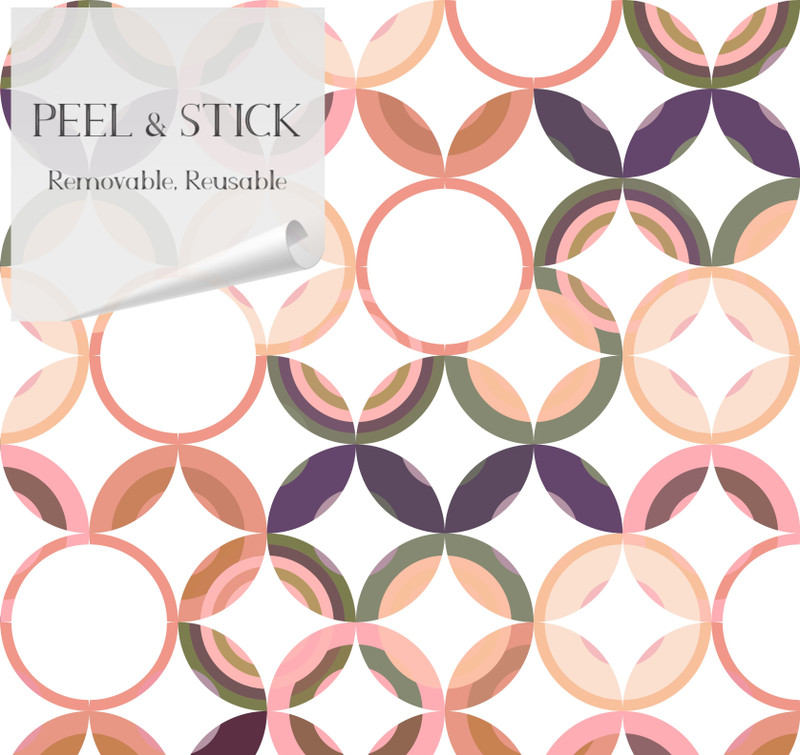 'Rose Garden' Boho Peel & Stick Wallpaper