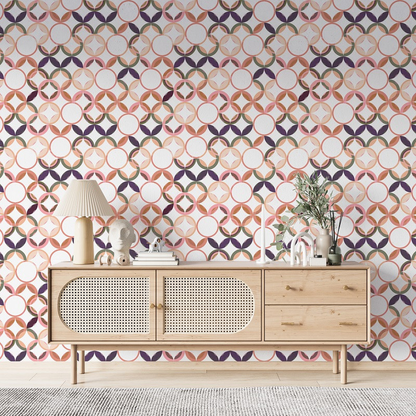 'Rose Garden' Boho Peel & Stick Wallpaper