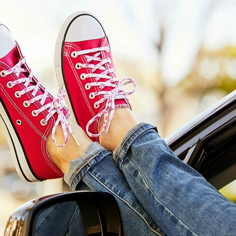 Valentine's Day Hearts Shoelaces