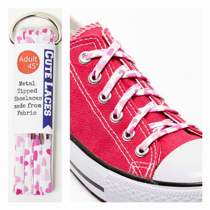 Valentine's Day Hearts Shoelaces