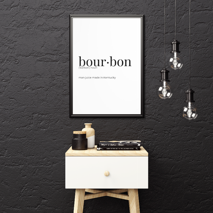 Bourbon - Greeting Card/Wall Art Print