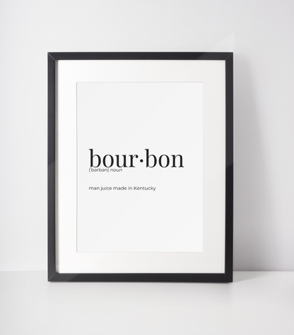 Bourbon - Greeting Card/Wall Art Print