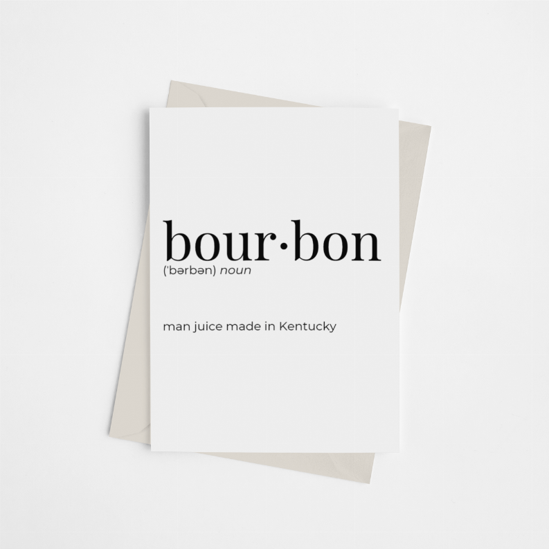 Bourbon - Greeting Card/Wall Art Print