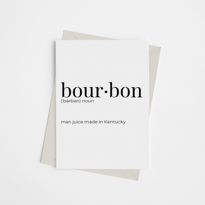 Bourbon - Greeting Card/Wall Art Print