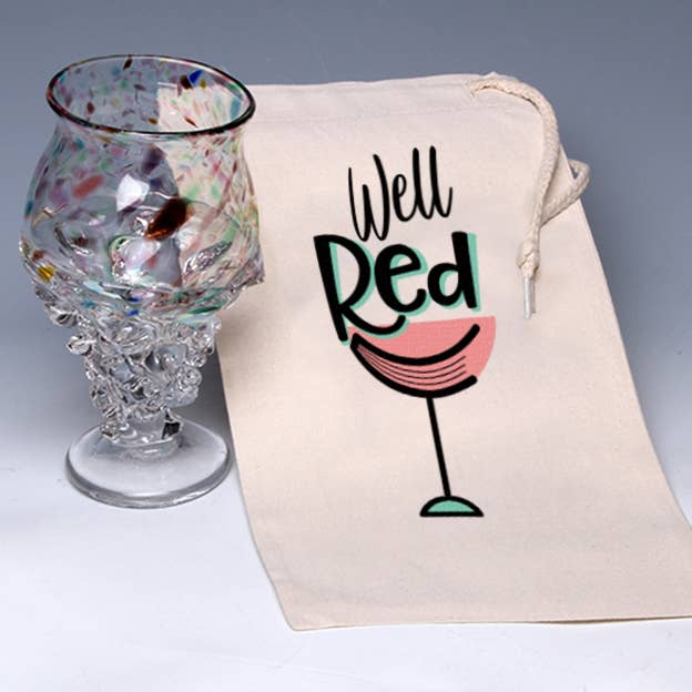 Well Red Wine Tote Bag