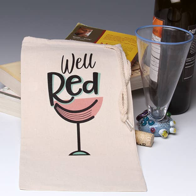 Well Red Wine Tote Bag