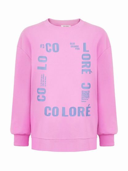 Text Oversized Sweatshirt