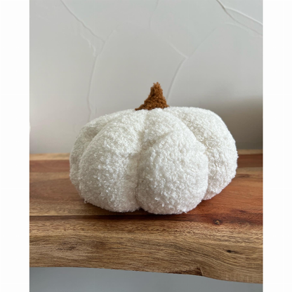 Pumpkin Fall Boucle Pillows, Full Pillow