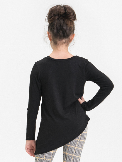 Asymmetrical Raw Edge Tunic