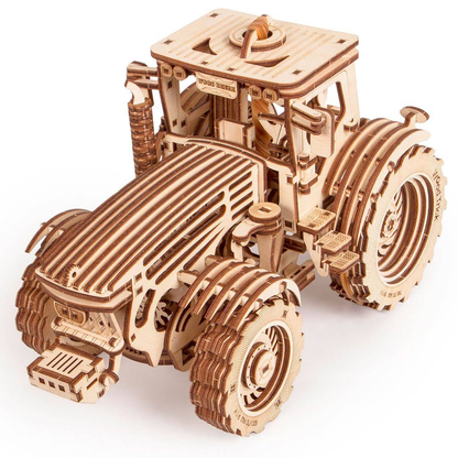 Wood Trick Tractor Wooden 3D Mechanical Model Kit