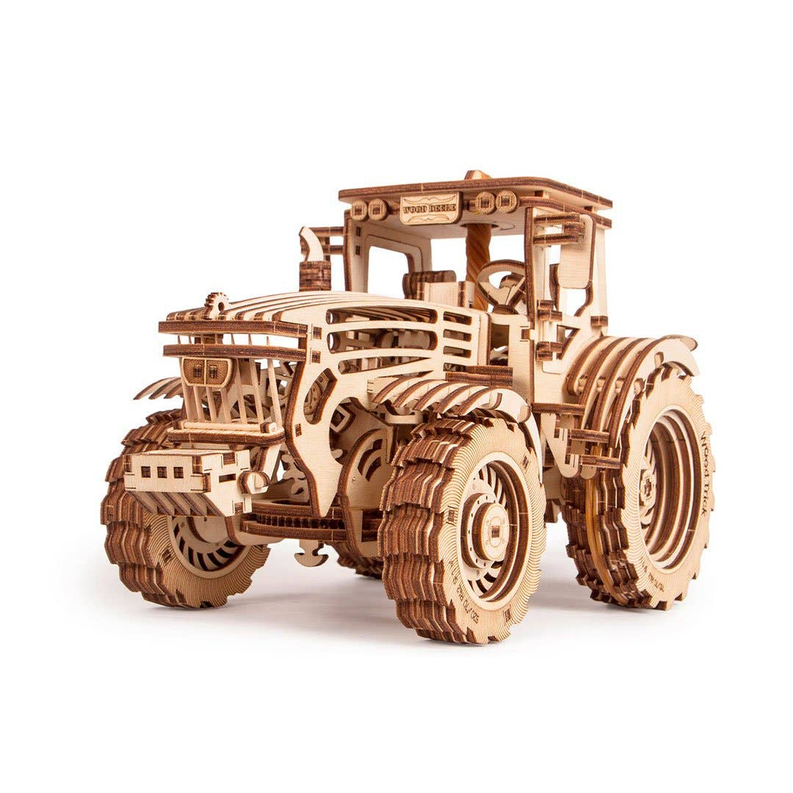 Wood Trick Tractor Wooden 3D Mechanical Model Kit