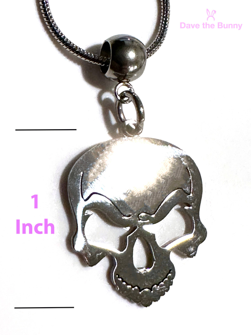 Skull Necklace - Gothic Jewelry Or Goth Necklaces