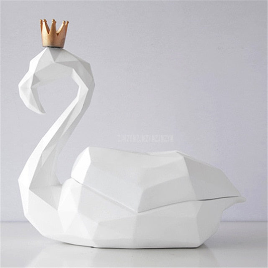 Swan Tissue Box Cover