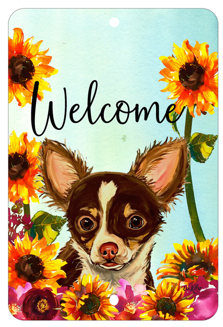 Chihuahua - HHS Welcome Indoor/Outdoor Aluminum Sign