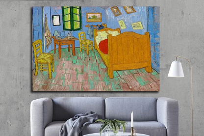 The Bedroom at Arles Canvas Prints Wall Art of Van Gogh Famous Oil Paintings Reproduction