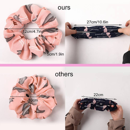 Beautiful Flamingo Pattern Scrunchies