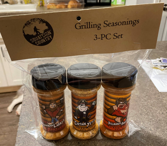 Squatchin' Country set of gourmet seasoning