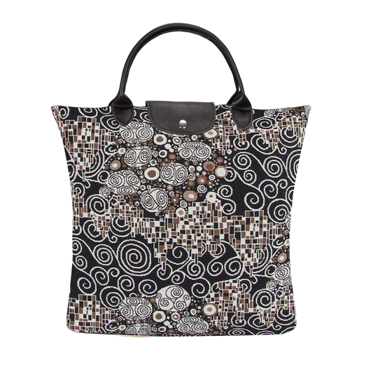 Gustav Klimt The Kiss Foldaway Grocery Bag