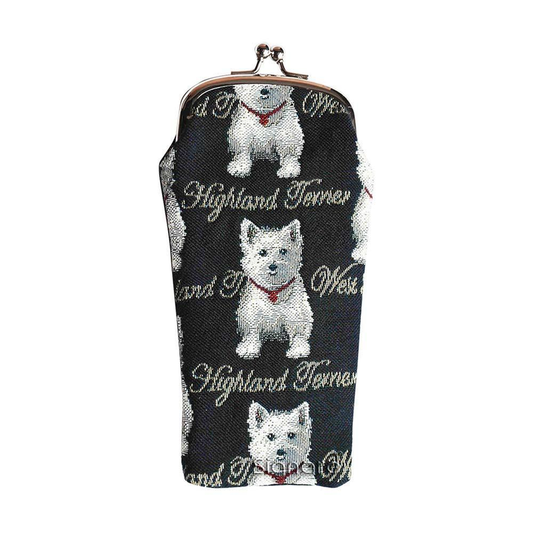 Westie Dog Glasses Sunglasses Pouch Case