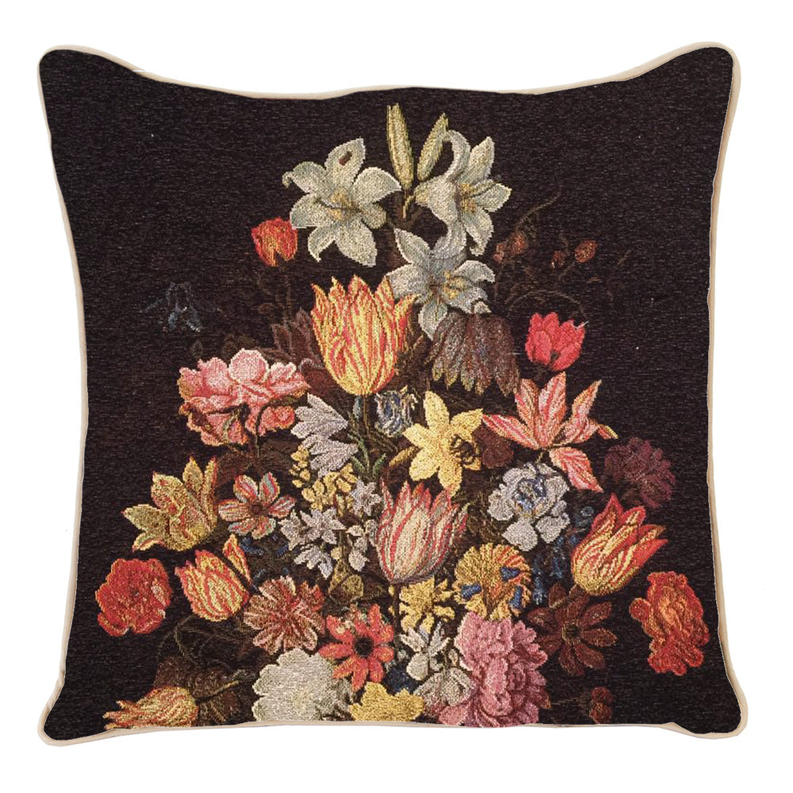 Ambrosius Bosschaert A Still Life Of Flowers In A Wan-Li Vase Pillowcase/Cushion Cover