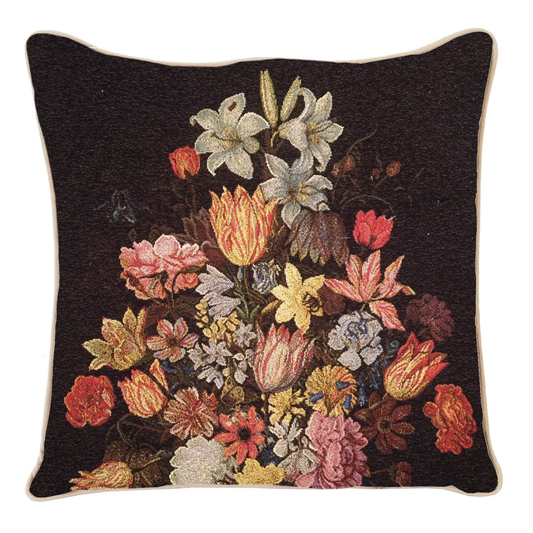 Ambrosius Bosschaert A Still Life Of Flowers In A Wan-Li Vase Pillowcase/Cushion Cover