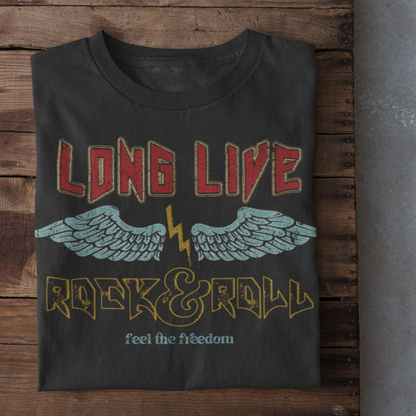 Women's Long Live Rock and Roll T-Shirt