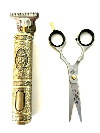 Ultimate Barber Hair Styling Buddha Design Grooming Tool German Barber Hair Shears Hashir USA