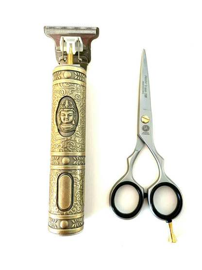 Ultimate Barber Hair Styling Buddha Design Grooming Tool German Barber Hair Shears Hashir USA