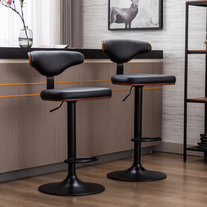 Bentwood /Adjustable Bar Stools