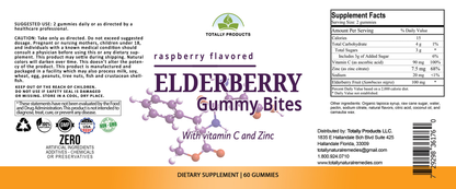 Black Elderberry Gummies Immune Booster with Vitamin C and Zinc (2 bottles)