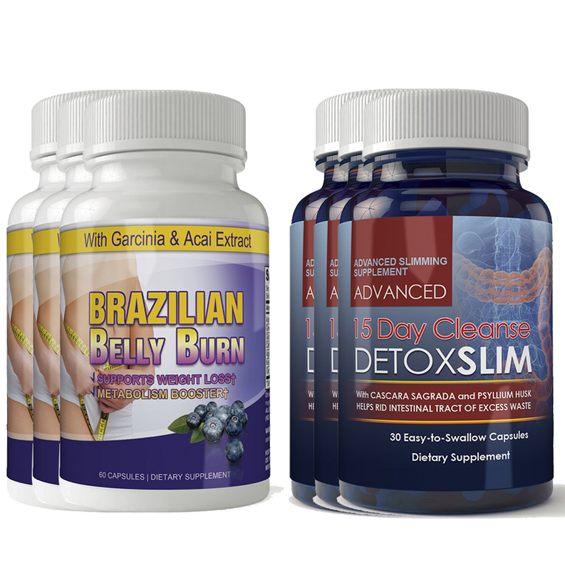 Brazilian Belly Burn and 15-day Detox Combo Pack