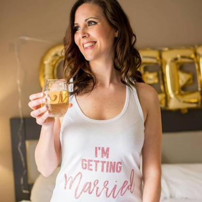 We're Getting Drunk Bridal Tank Top